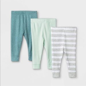 Cloud Island 3-pack Newborn Leggings